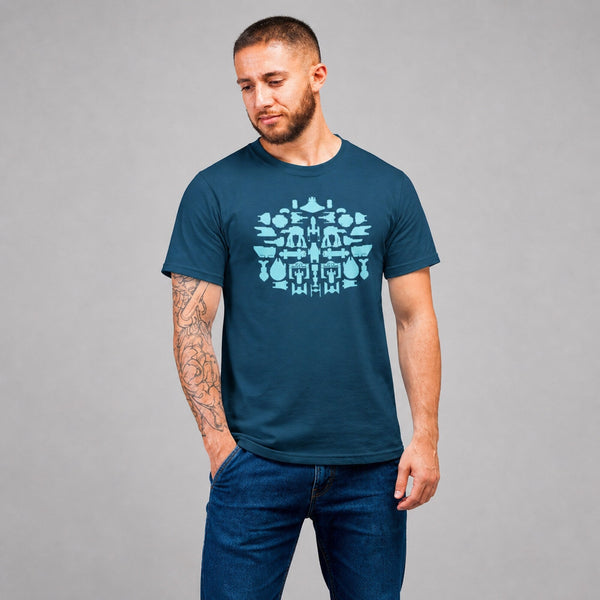 Big Bang Theory Unisex T-Shirt — worn on model, front