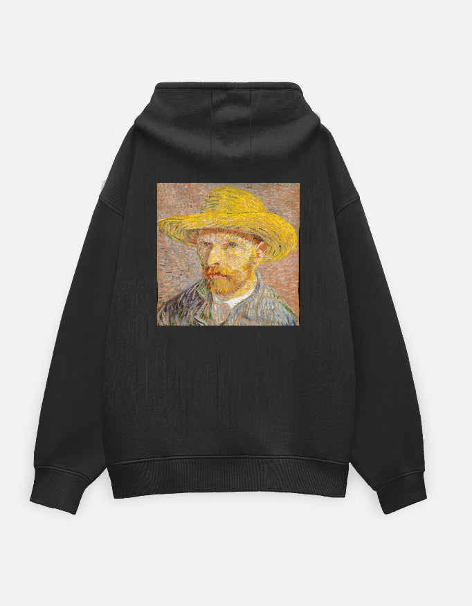 Vincent van Gogh Self-Portrait with a Straw Hat Hoodie — main product image
