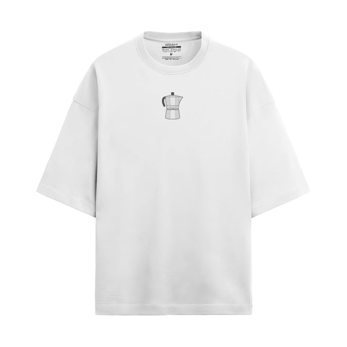 Moka Pot Coffee Lovers Oversized Slouch Tee — main product image