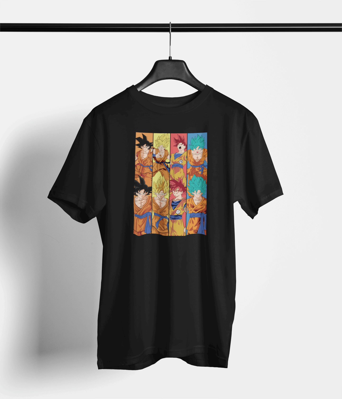 Epic Evolution: Goku's All-Transformations T-Shirt