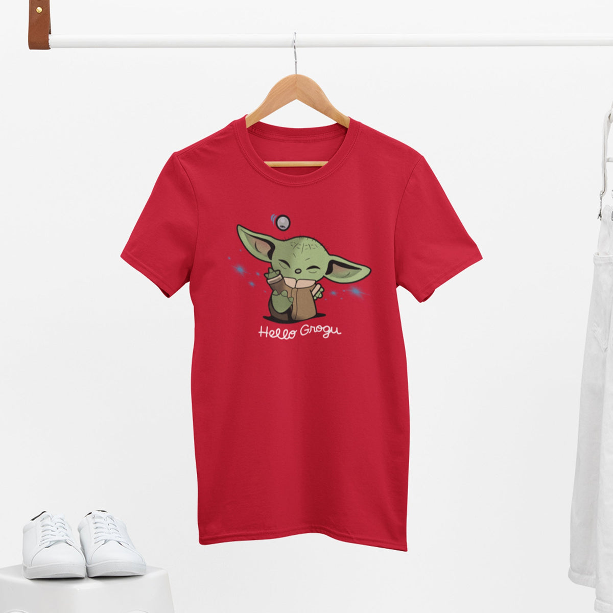 Star Wars: Hello Grogu Unisex T-Shirt — main product image