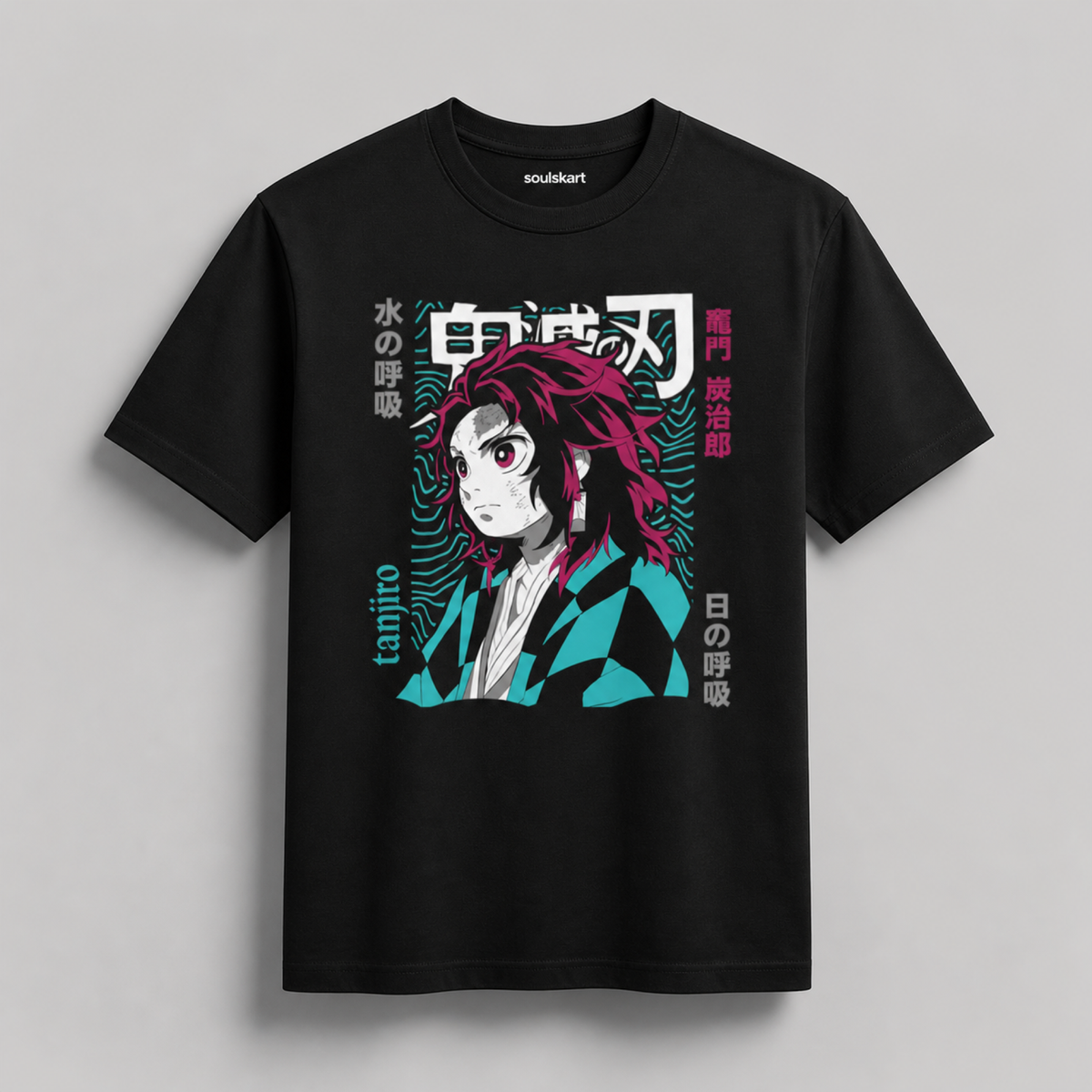 Tanjiro Kamado Tribute Tee: Unisex Anime-Inspired T-Shirt