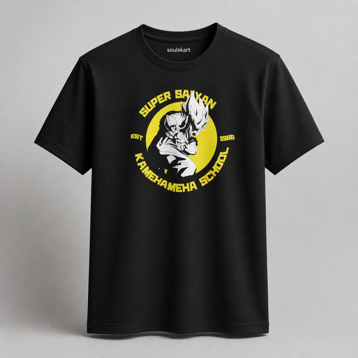 Super Saiyan Style Unleashed: Kamehameha School DBZ Print T-Shirt