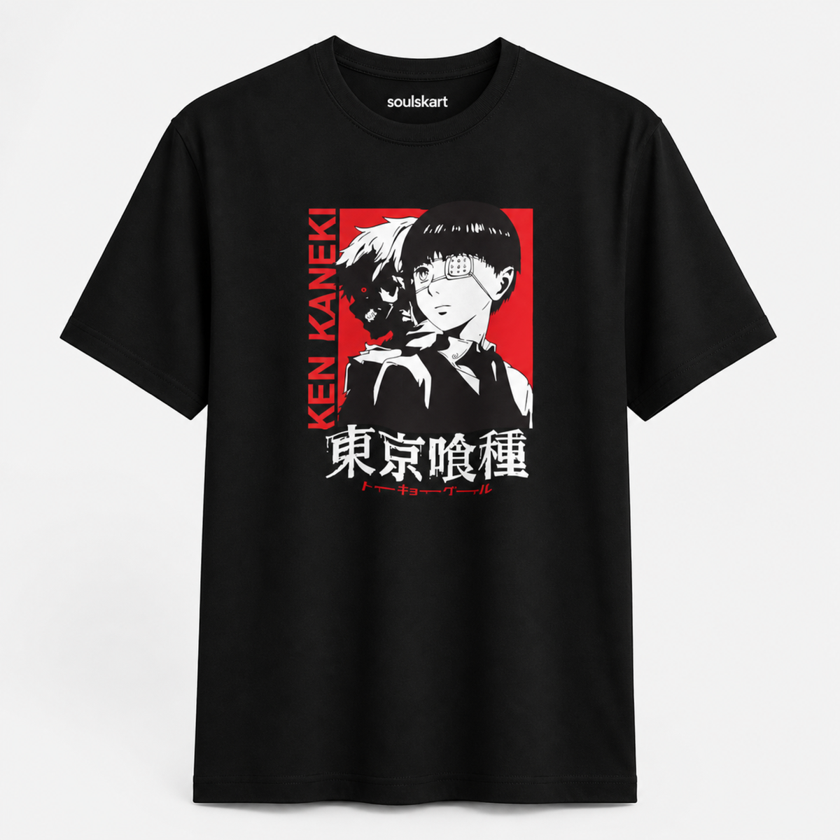 Tokyo Ghoul Ken Kanji Explosion - Premium Unisex T-Shirt
