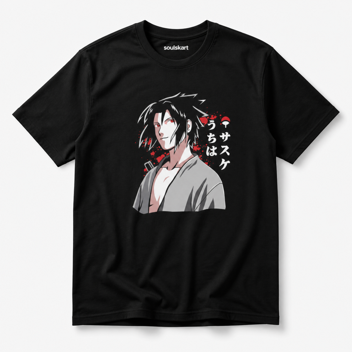 Sasuke Uchiha's Power Stance Unisex Anime T-Shirt