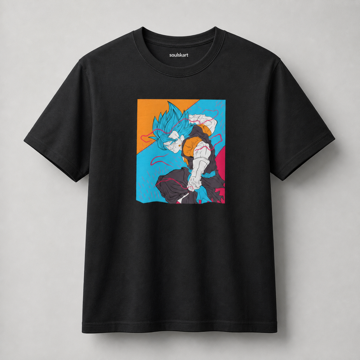 Super Saiyan Blue Gogeta Fusion Power T-Shirt