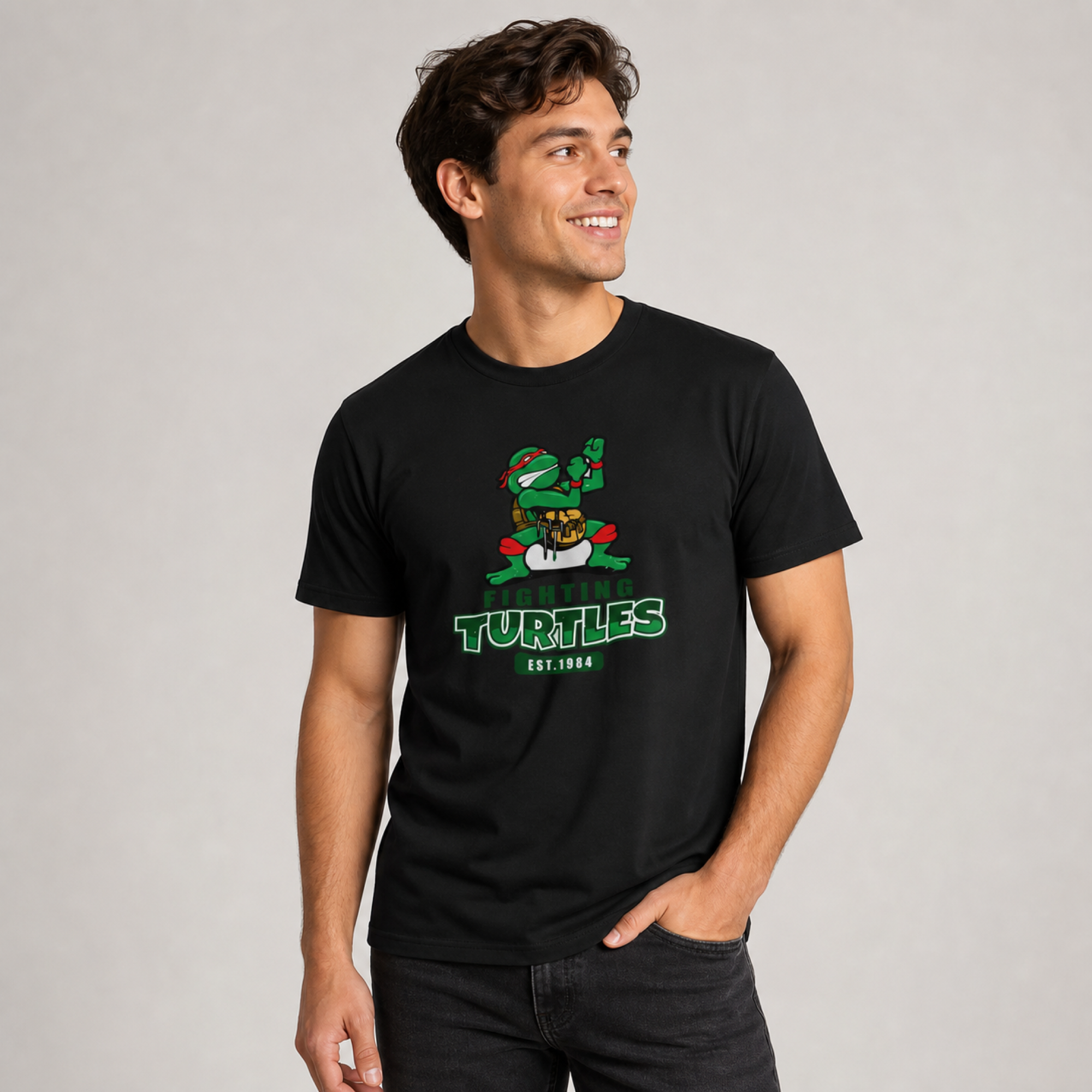 Shell-Shocked Style: Unisex Ninja Turtles Combat Tee