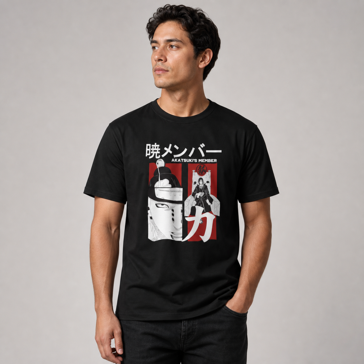 Ninja Alliance Unisex T-Shirt - Akatsuki Member Print: Embrace Your Inner Rogue