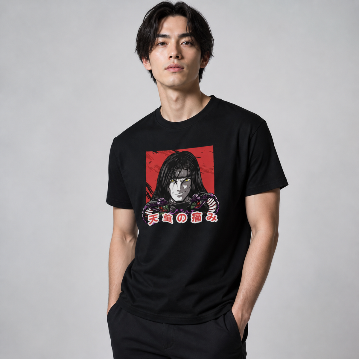 Orochimaru Strikes Back: Unisex Anime T-shirt – Embrace Your Inner Ninja