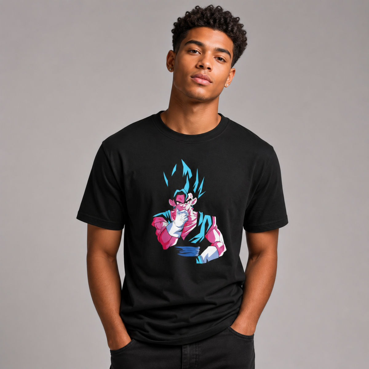 Super Saiyan Style: Goku-Print Unisex T-Shirt