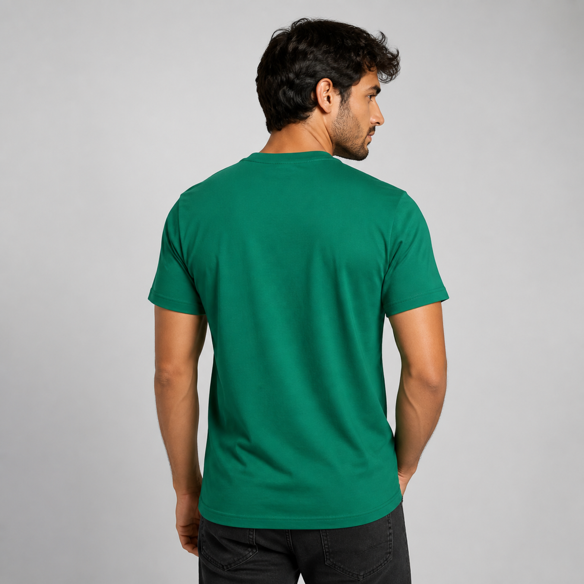 Black Eyed Peas Fan Tee — worn on model, back