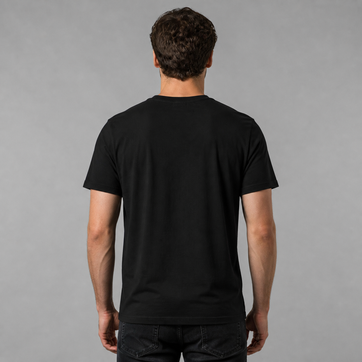 Arctic Monkeys 'Fluorescent Adolescent' Tee — worn on model, back