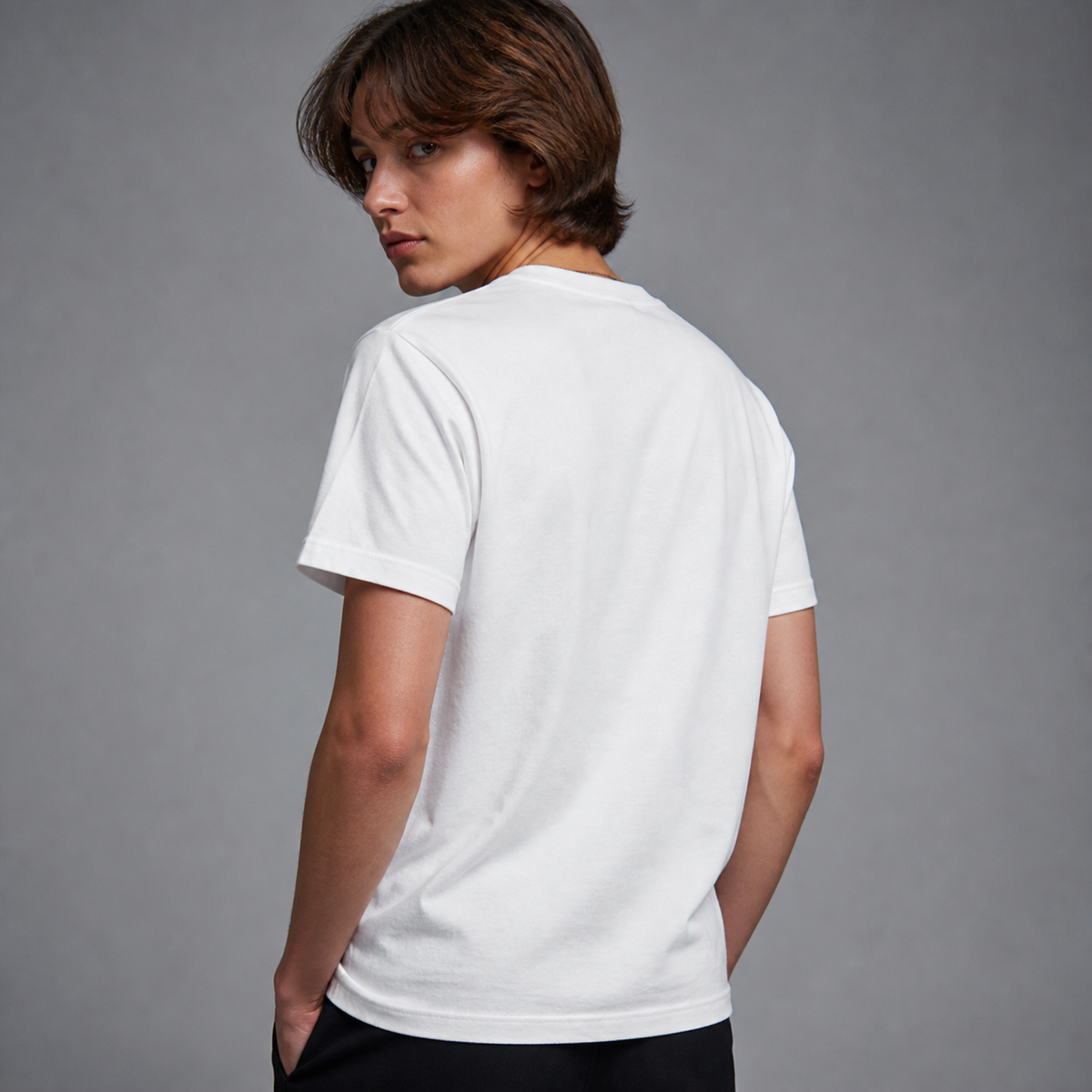 Aerosmith Rock 'N Roll Tee — worn on model, back
