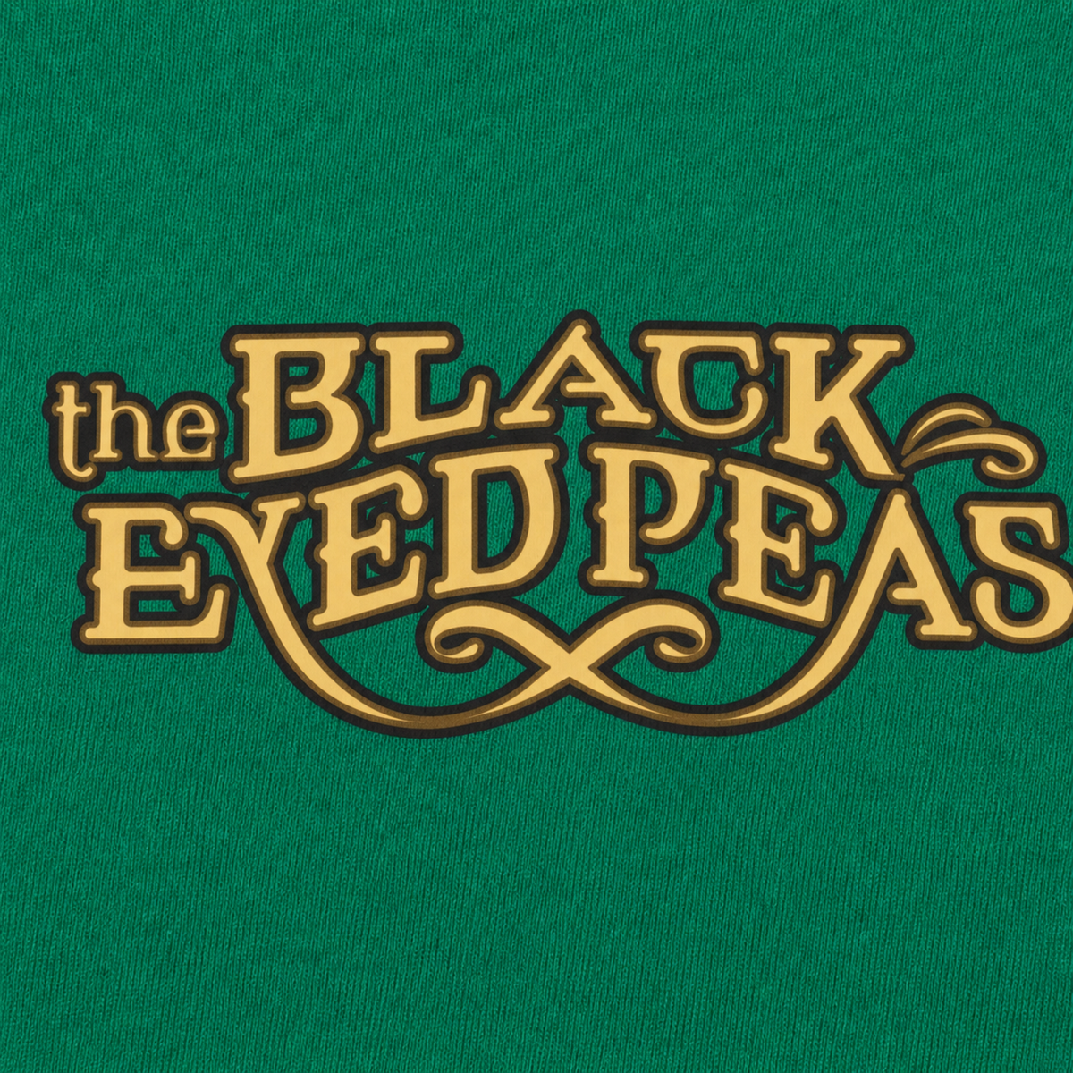 Black Eyed Peas Fan Tee — print detail close-up