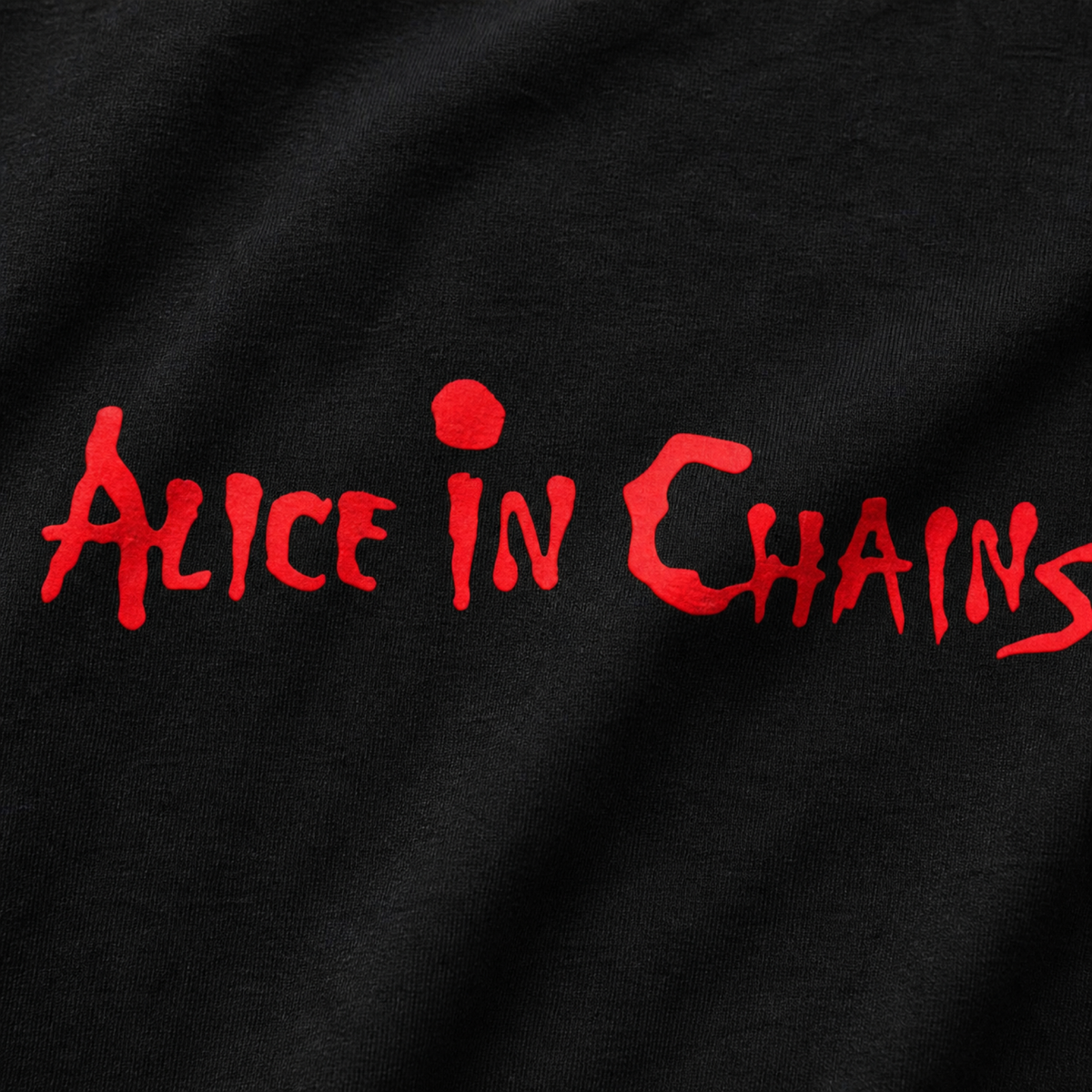 Alice in Chains Rocker Tee — print detail close-up