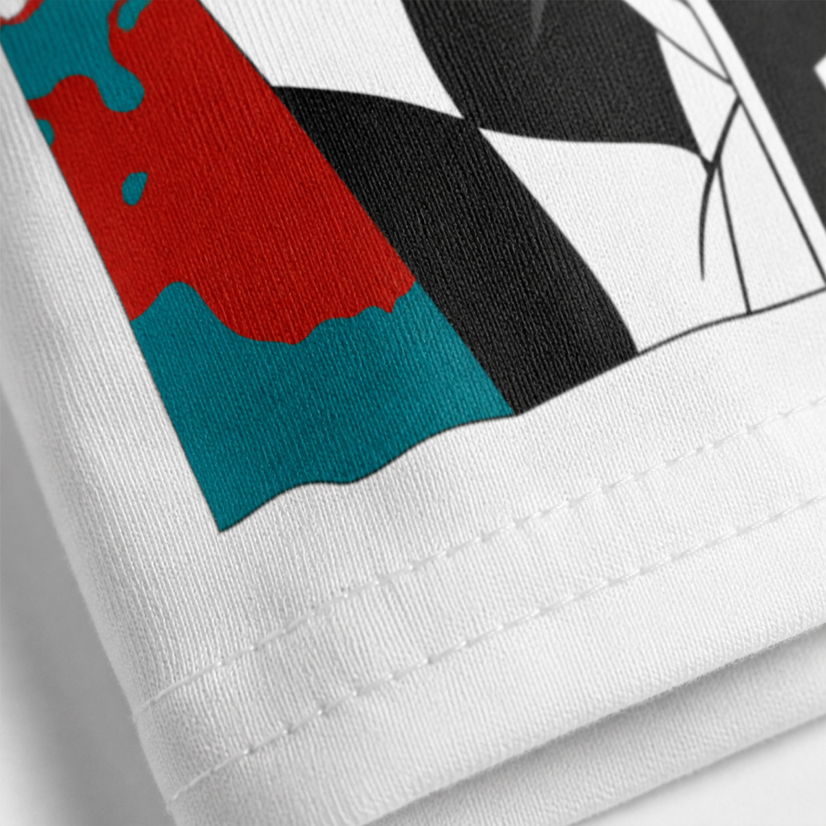 Tanjiro Kamado Panel Art Tee — White