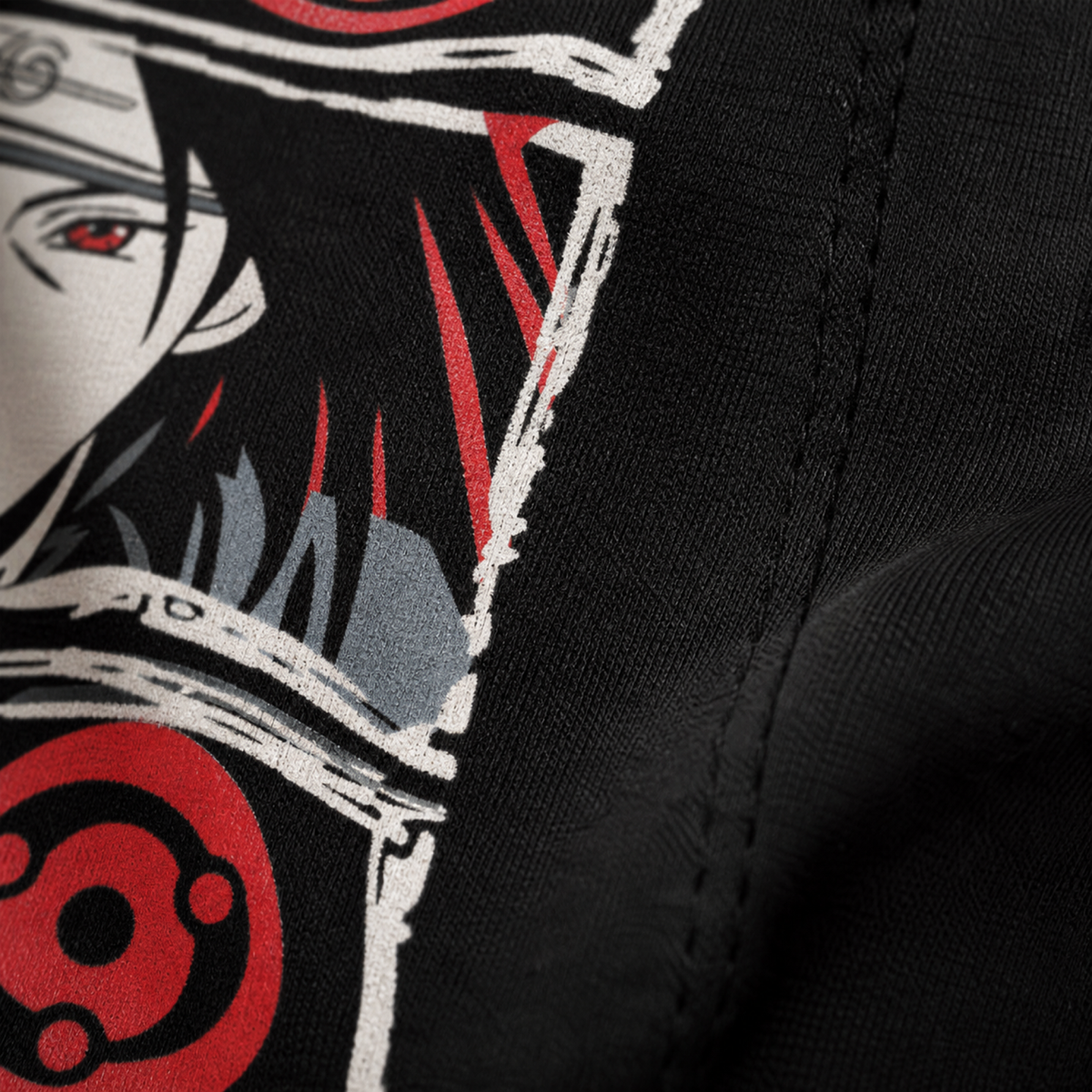 Uchiha Clan Craze: Comfy Unisex Anime T-Shirt