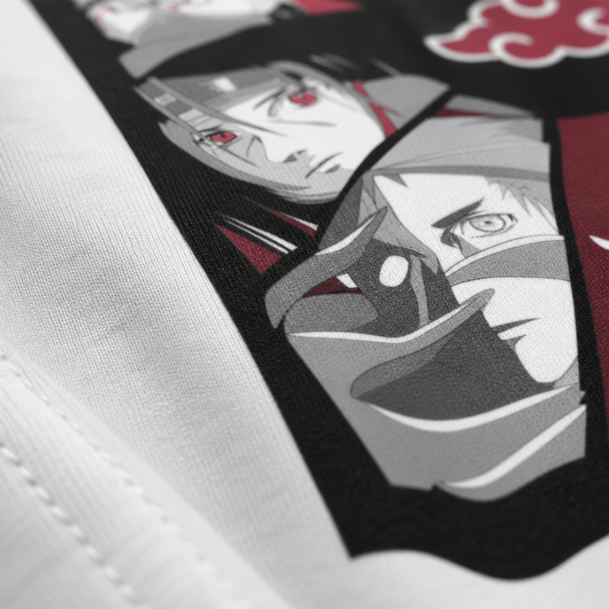 Unleash Your Inner Ninja: Akatsuki Clan Naruto Print Unisex T-Shirt