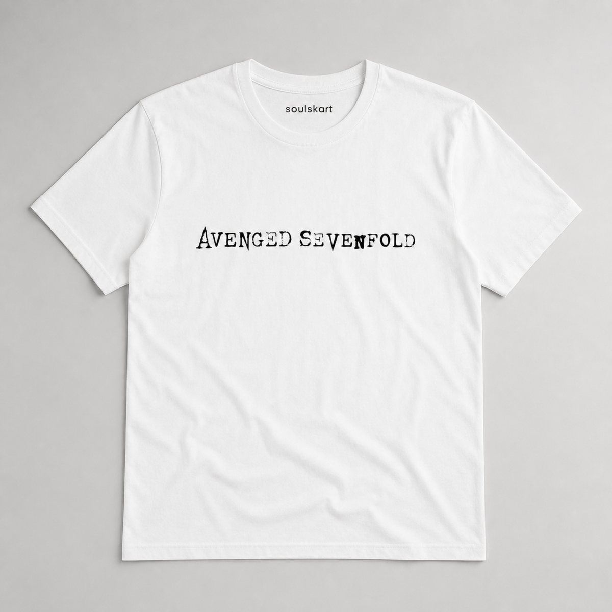 Avenged Sevenfold Fan Tee — flat lay