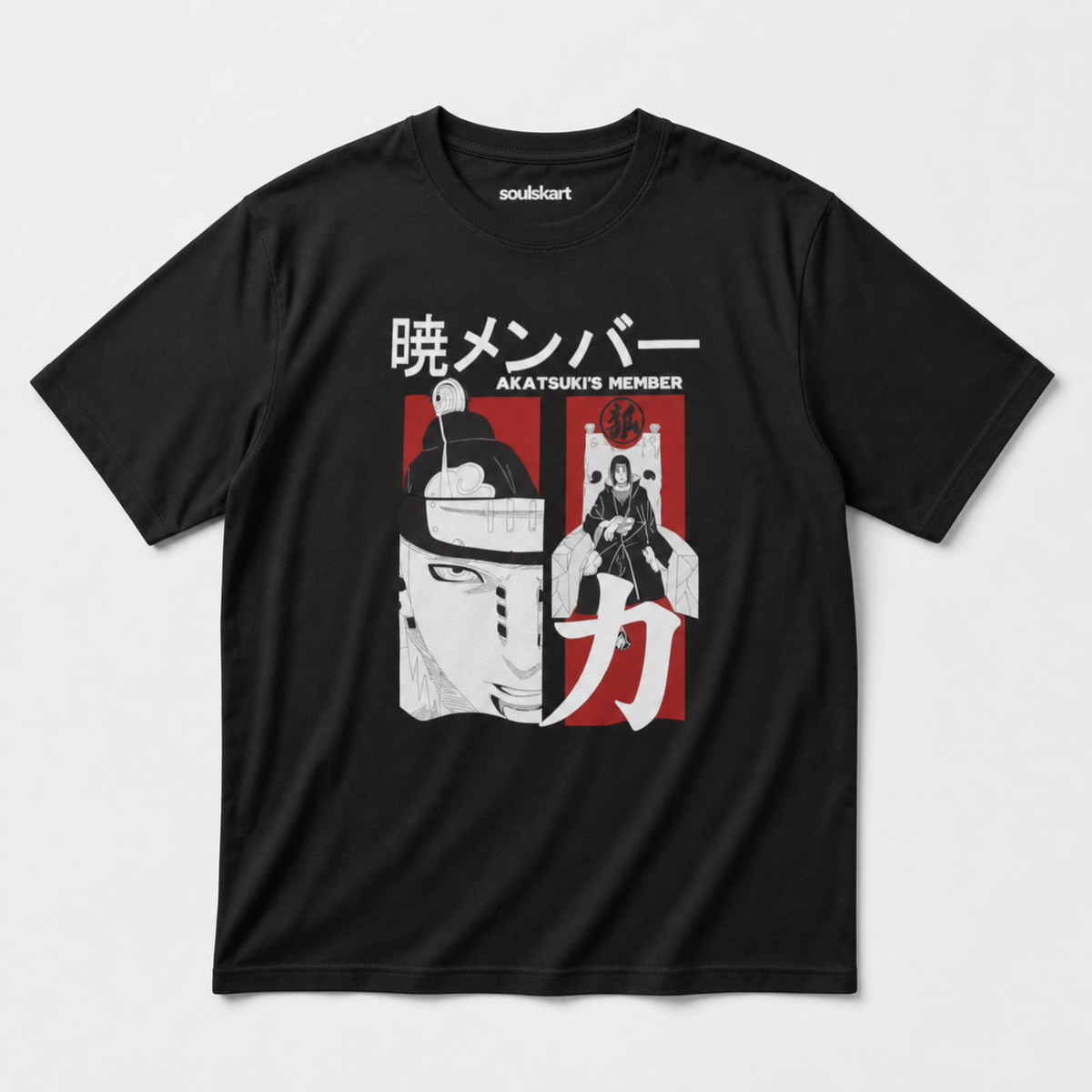 Ninja Alliance Unisex T-Shirt - Akatsuki Member Print: Embrace Your Inner Rogue