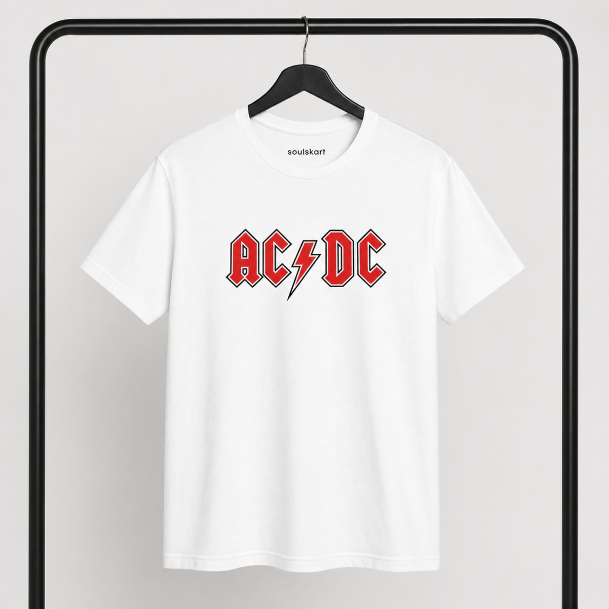 AC/DC Band Tee — on hanger