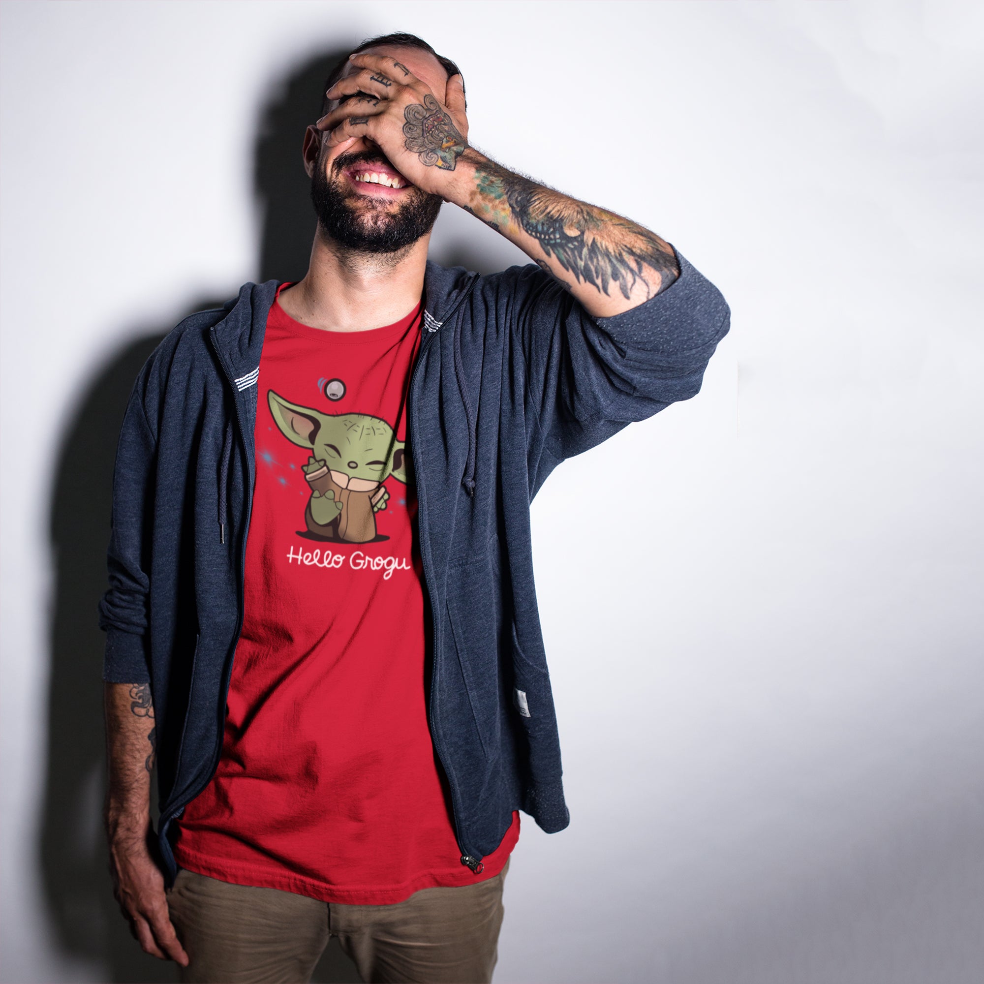 Star Wars: Hello Grogu Unisex T-Shirt — front view