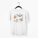 Eat Sleep Wheek Repeat Guinea Pig Unisex T-Shirt - Soulskart
