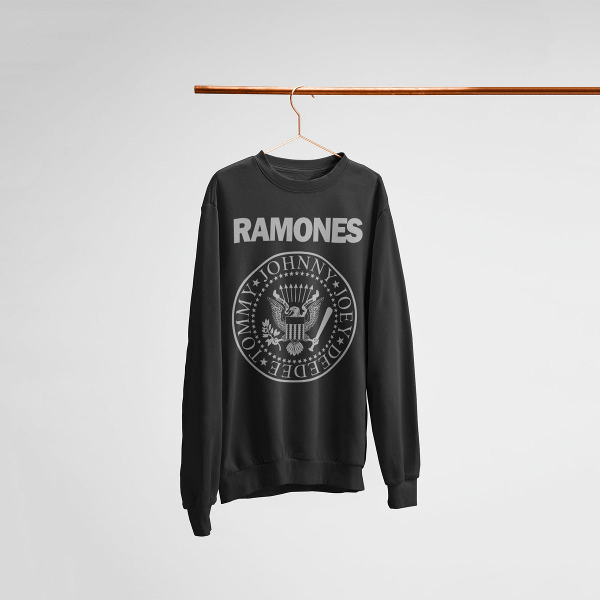 Ramones Presidential Seal Sweatshirt — Black — main product image