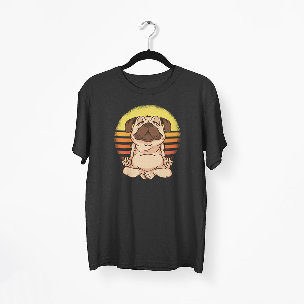 Pug Yoga Unisex T-Shirt — main product image