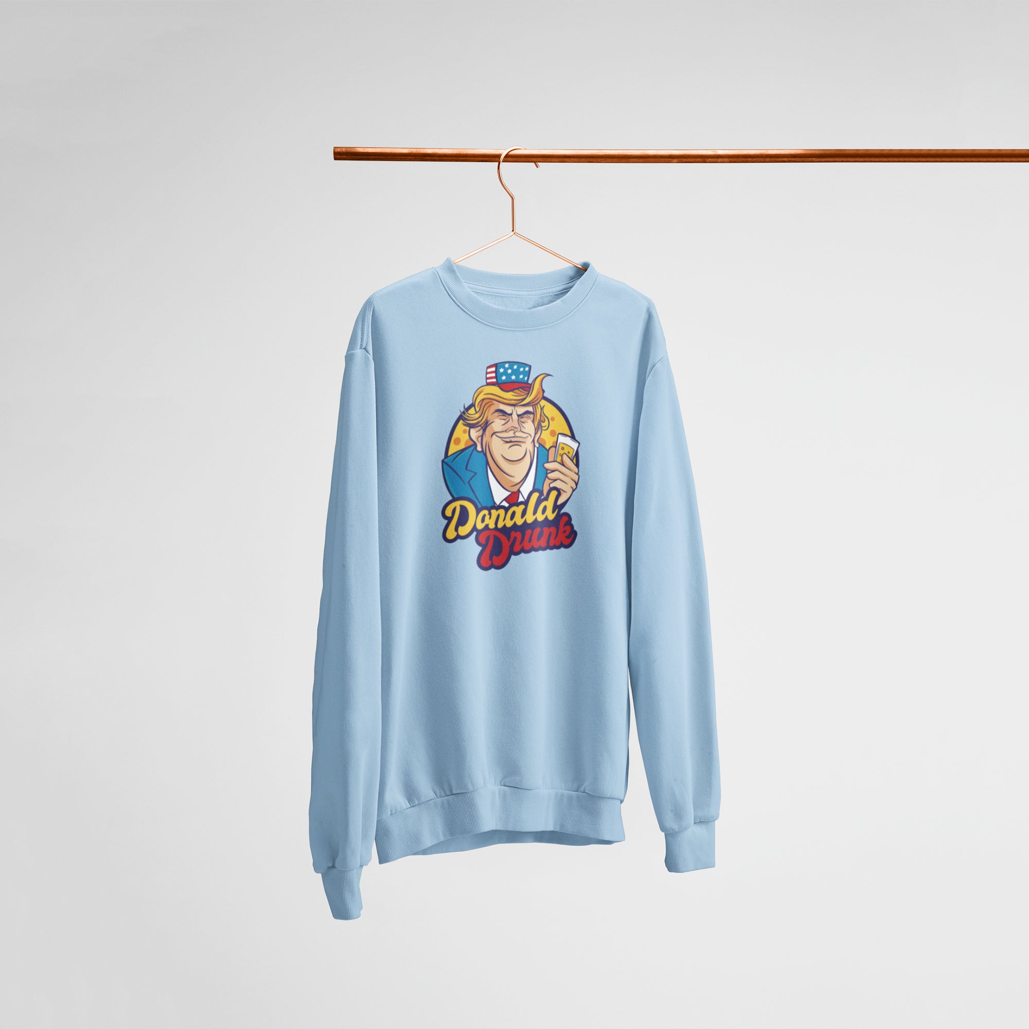 Donald Drunk Unisex Premium Sweatshirt — main product image