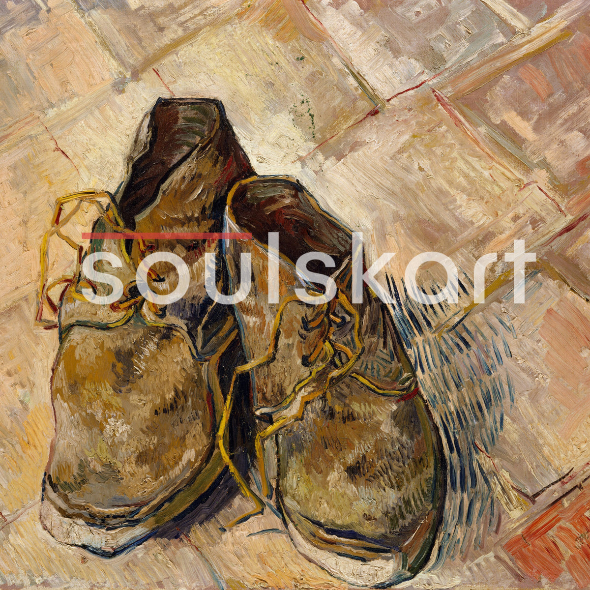 Vincent van Gogh Shoes Hoodie — back view