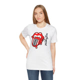 The Rolling Stones Unisex Tee - Rock 'n' Roll Classic with Iconic Style - Worn View