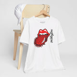 The Rolling Stones Classic Tee - Rock Your Style with Iconic Band Print - Detail Shot