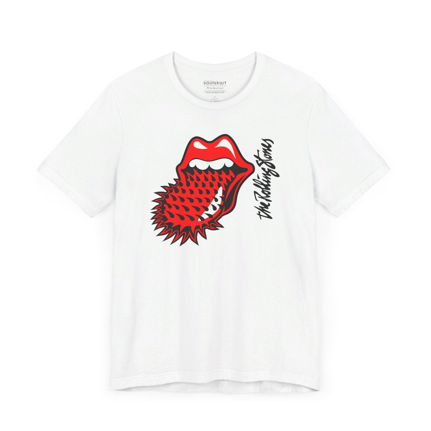 The Rolling Stones Classic Tee - Rock Your Style with Iconic Band Print - Front View