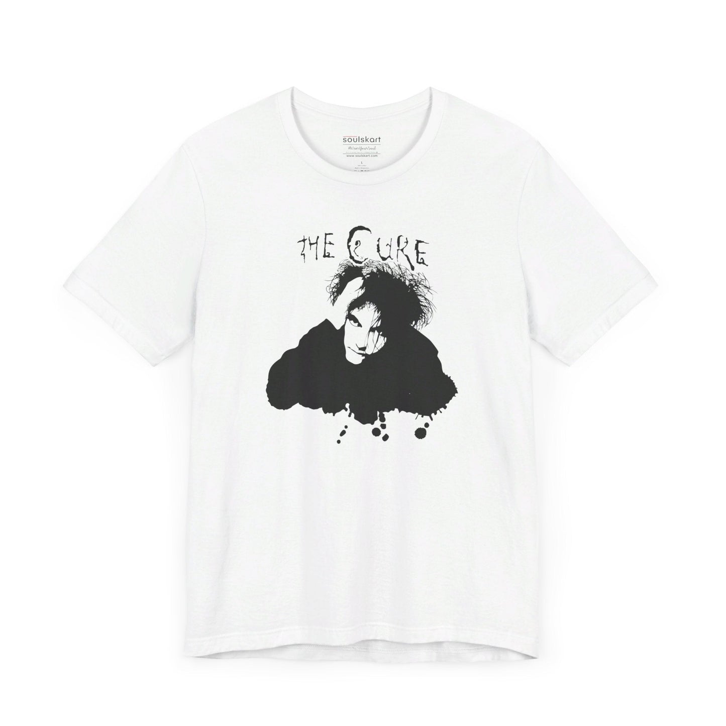 The Cure Band Tee - Unisex Music-Inspired T-Shirt - Classic Rock Vibes - Front View