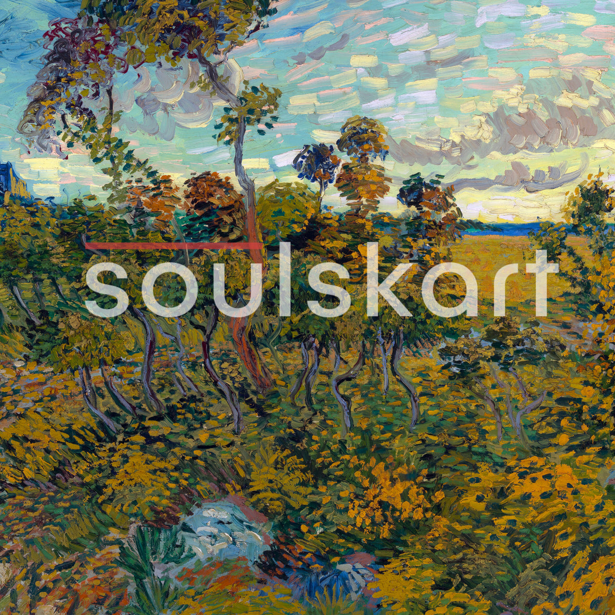 Vincent van Gogh Sunset at Montmajour Hoodie — product photo 3