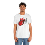 The Rolling Stones Classic Tee - Rock Your Style with Iconic Band Print - Worn View