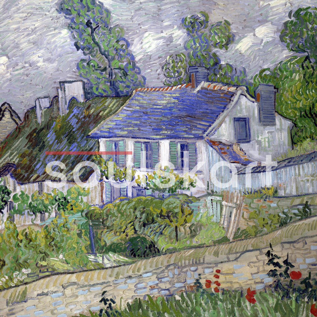 Vincent van Gogh House at Auvers Hoodie — product photo 3