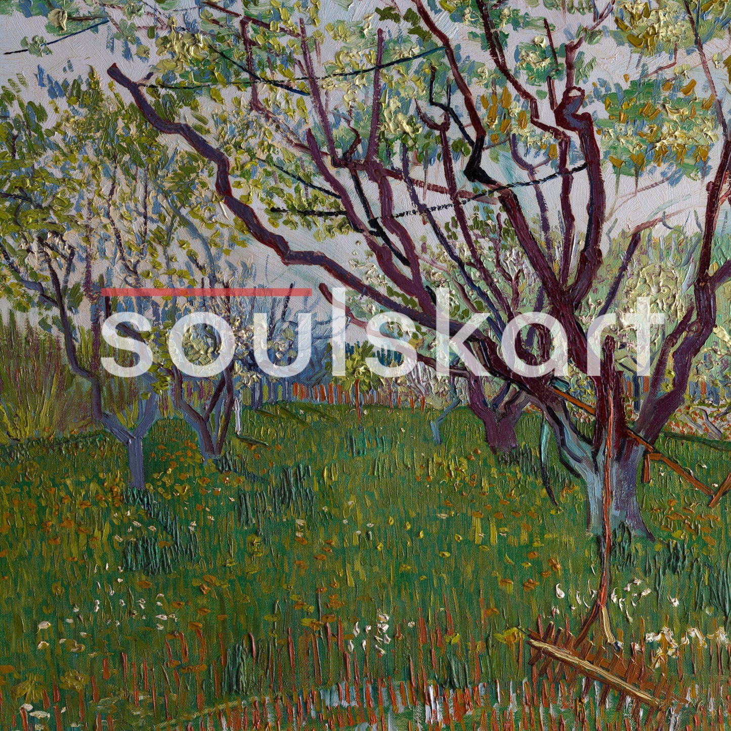 Vincent van Gogh The Flowering Orchard Hoodie