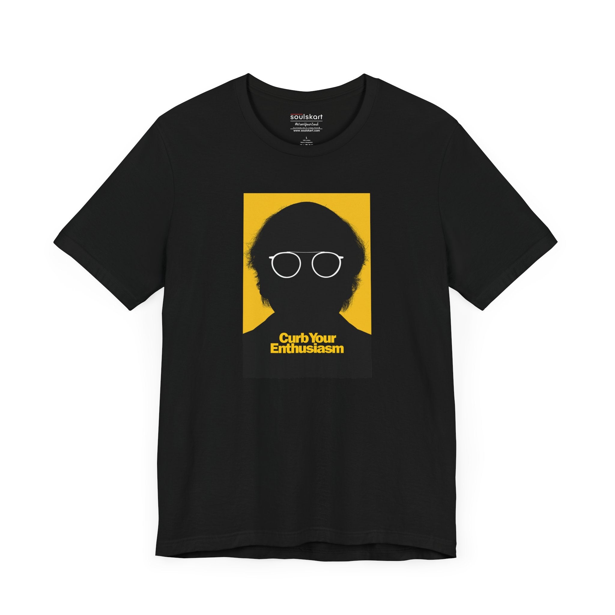 Curb Your Enthusiasm Unisex Tee – Soft, Classic, and Oh-So Larry David Approved - Front View