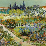Vincent van Gogh Garden at Arles Hoodie