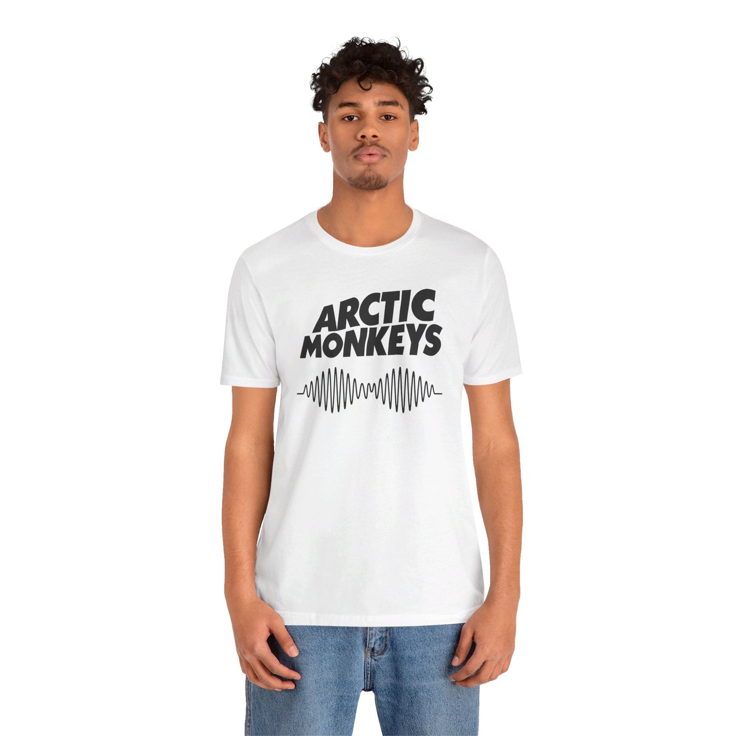 Arctic Monkeys Band Tee - Rock Your Style with This Music-Inspired Unisex T-Shirt - Lifestyle Image