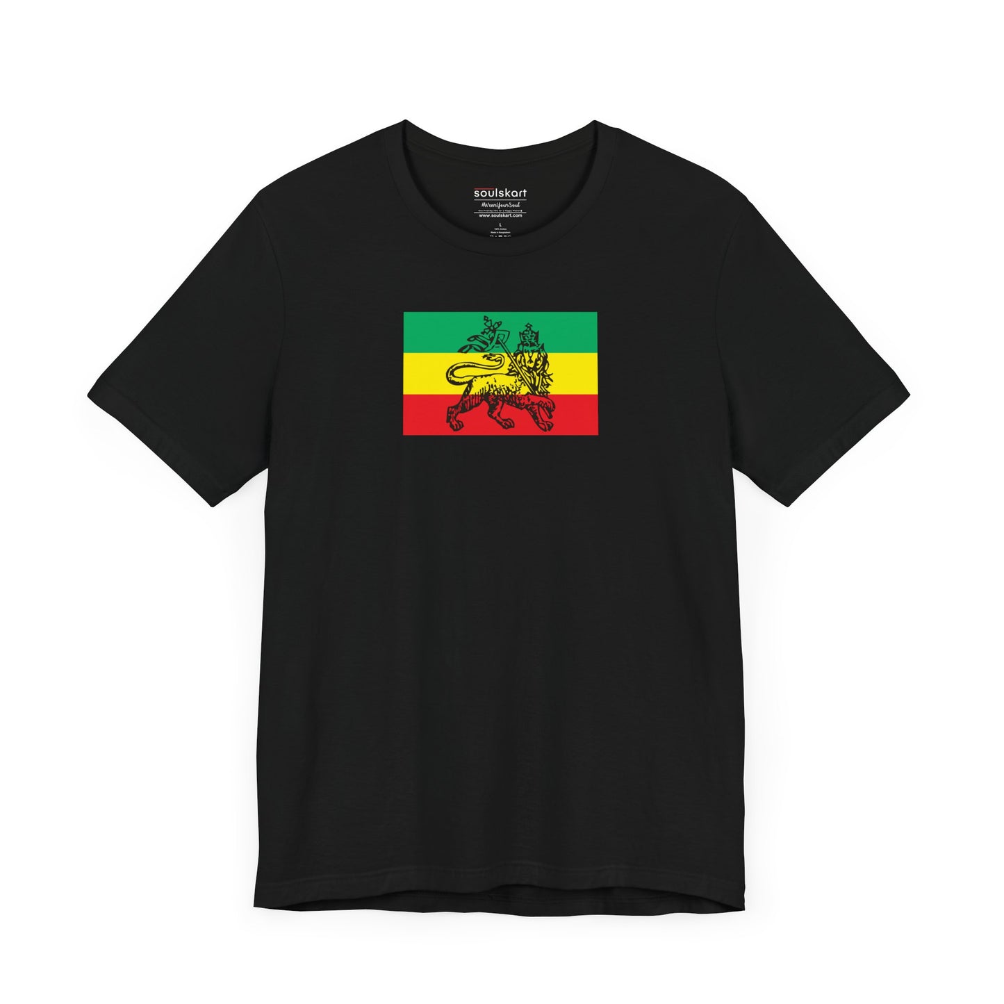 Bob Marley Flag Tee - Unisex Music Legend T-Shirt - Classic Fit, Ultimate Comfort - Side View