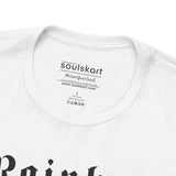 Rainbow Music Band Tee - Unisex Retro Vibes, Soft Cotton, Classic Fit - Detail Shot