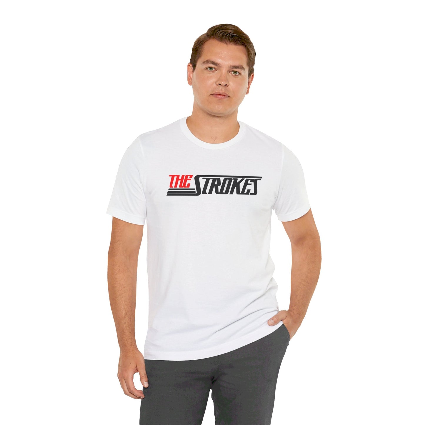 The Strokes Band Tee - Rock Your Style with Iconic Vibes | Unisex Music T-Shirt - Close Up Detail