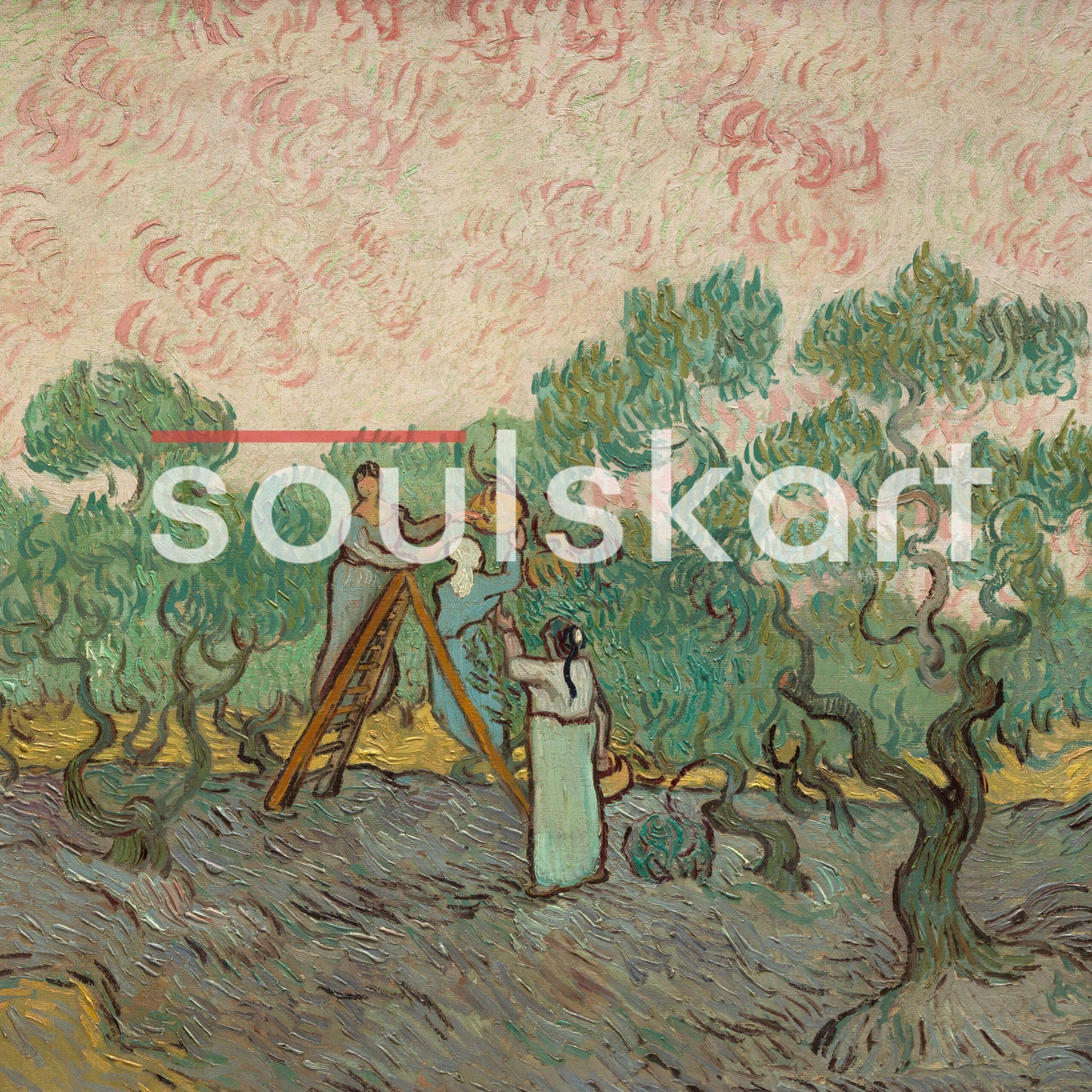 Vincent van Gogh Women Picking Olives Hoodie