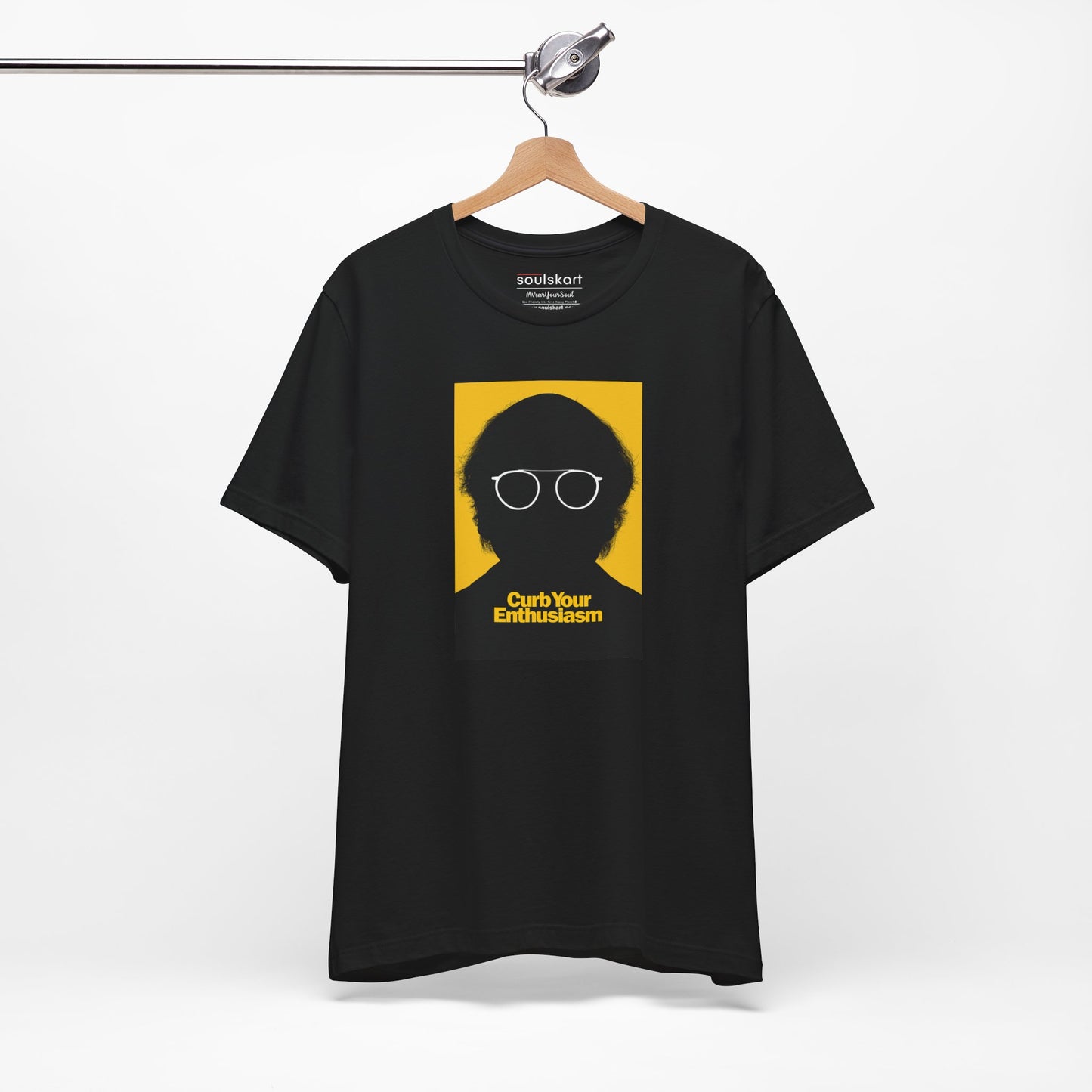 Curb Your Enthusiasm Unisex Tee – Soft, Classic, and Oh-So Larry David Approved - Side View