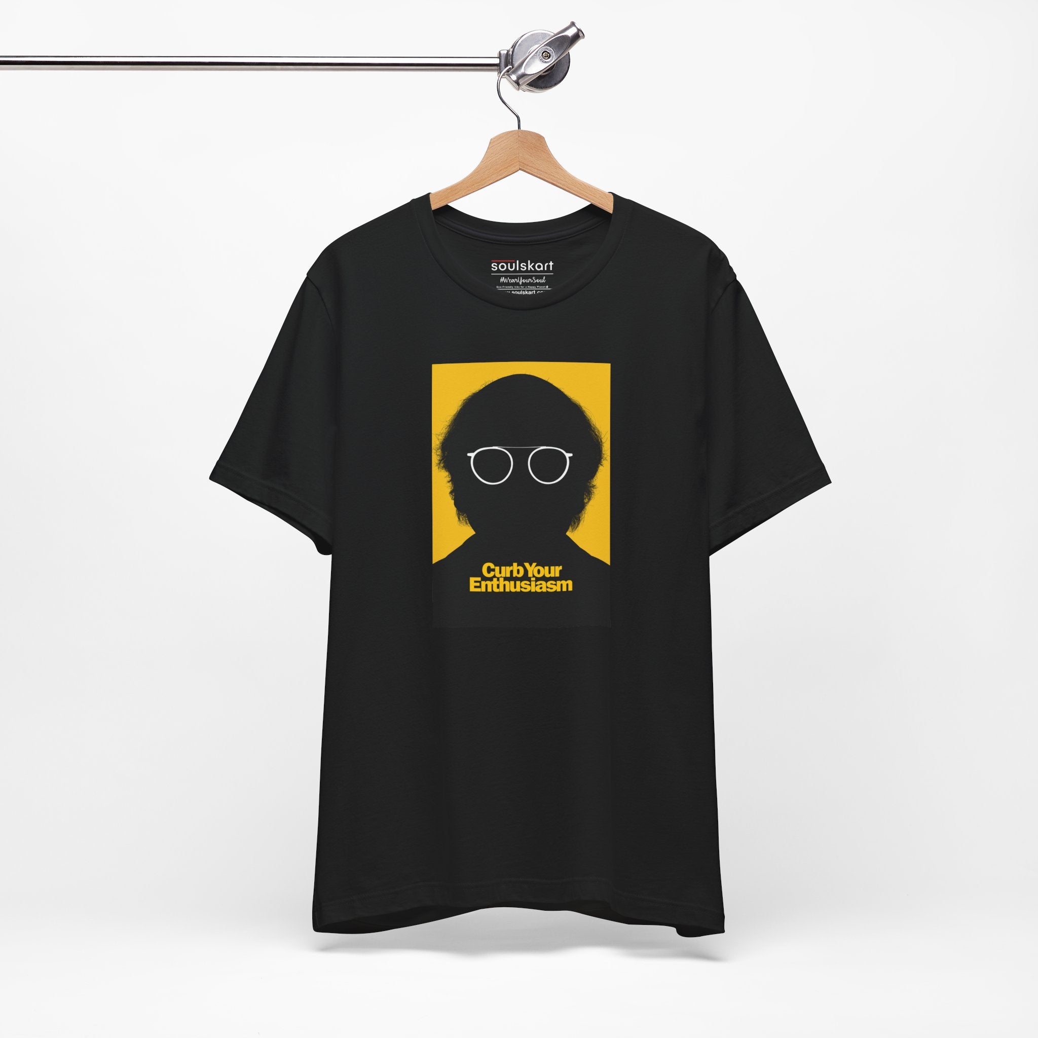 Curb Your Enthusiasm Unisex Tee – Soft, Classic, and Oh-So Larry David Approved - Side View