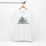 "Live, Travel, Adventure, Bless & Don’t Be Sorry" Graphic Tee - Back View