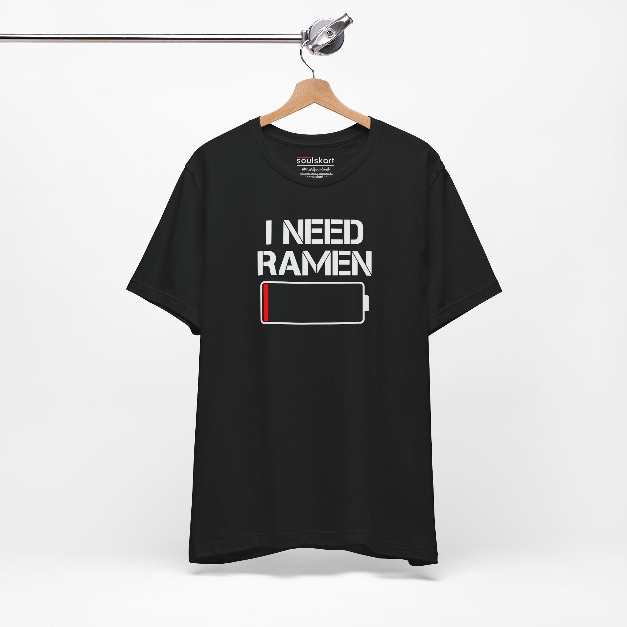 "I Need Ramen" Unisex T-Shirt – Soulful Comfort in Every Slurp! - Back View